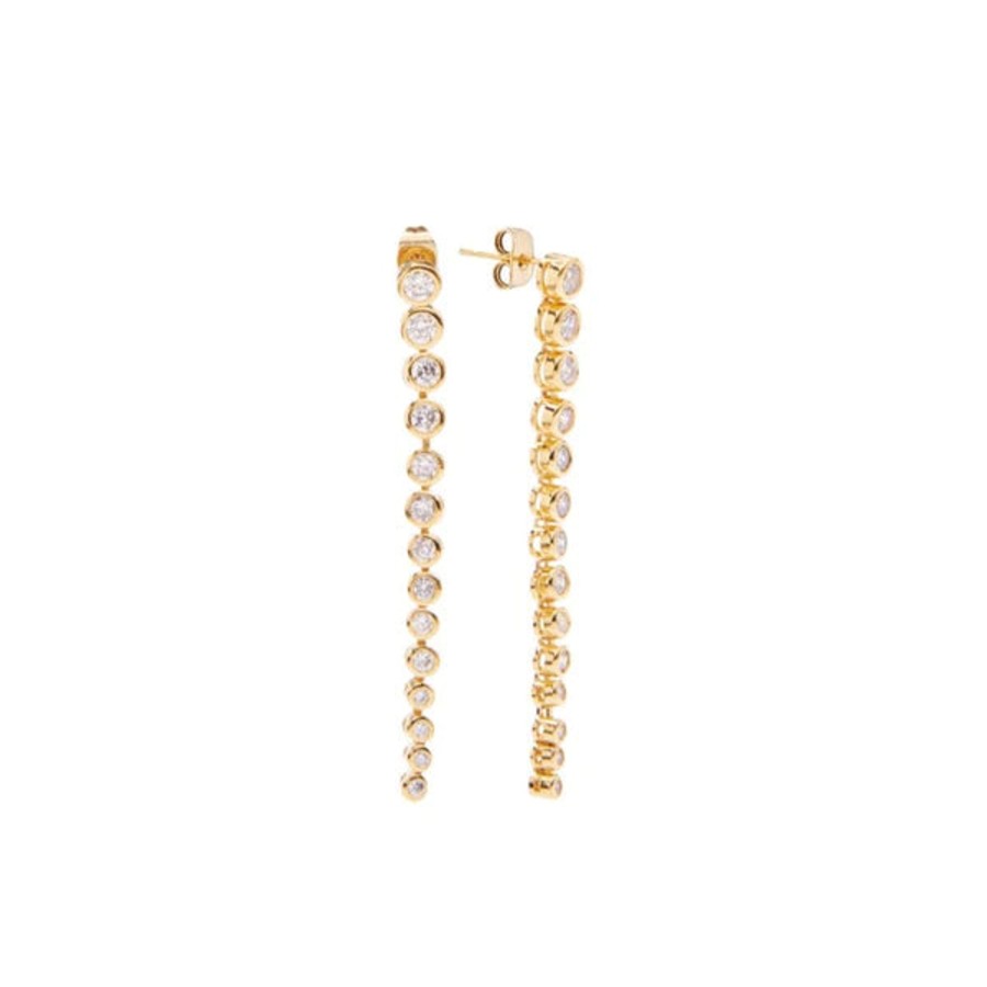 Accessories Pico | Pico Scarlett Crystal Stud Gold Goldplated