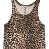 Overdele RAGDOLL | Ragdoll S516 Tank Top Brown Leopard