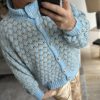 Overdele Engbork | By Engbork Alva Cardigan Sky Blue/Gold