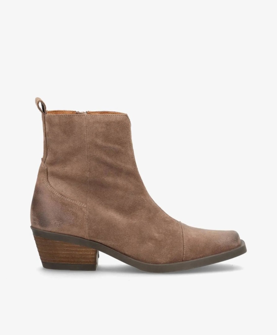 Fodtoj Shoedesign Copenhagen | Shoedesign Copenhagen S232-1905 Calamity Stovle Suede Taupe