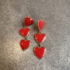 Accessories Engbork | By Engbork Many Hearts Red Goldcoloured