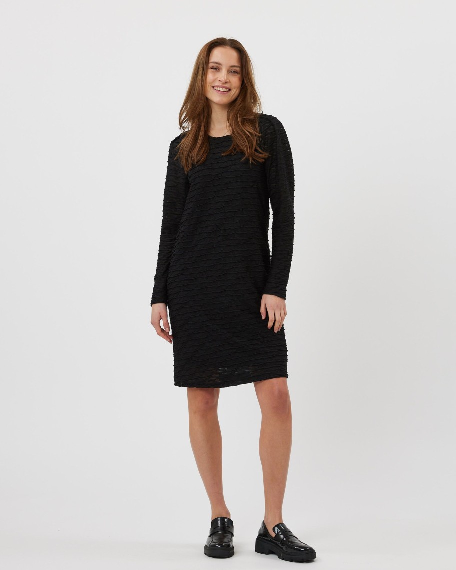 Overdele Moves | Moves 2856 Maddy Short Dress Black