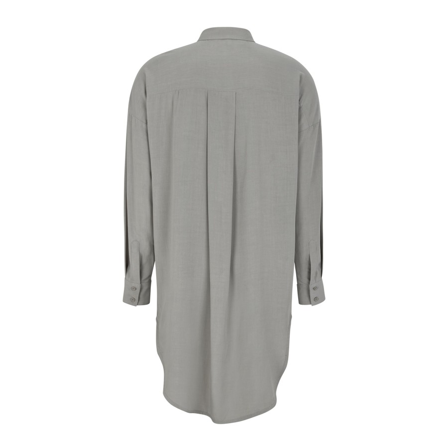 Overdele soft rebels | Soft Rebels Sr420-758 Freedom Long Shirt 671 Mouring Dove