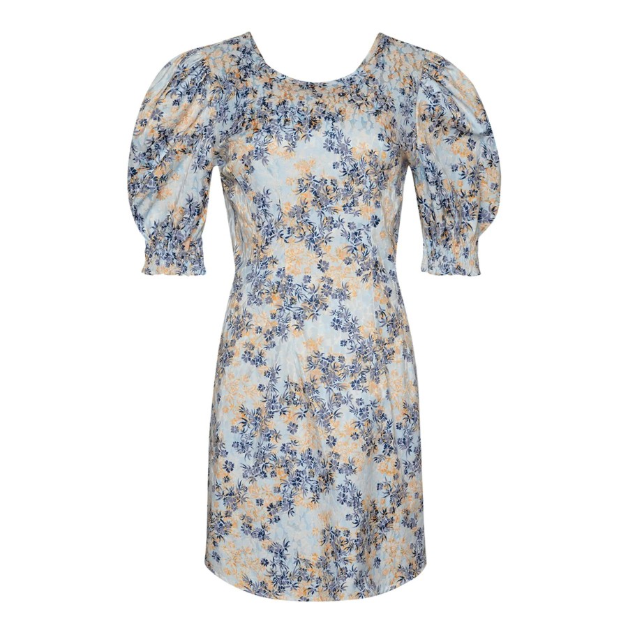 Overdele NOELLA | Noella Blade Dress Blue Flower