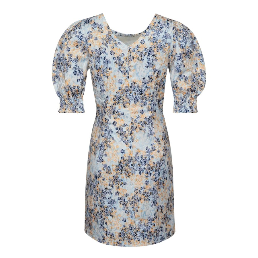 Overdele NOELLA | Noella Blade Dress Blue Flower