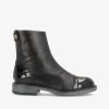 Fodtoj Shoedesign Copenhagen | Shoedesign Copenhagen S212-1006 Dahlia Patent Boot Black Black Leather