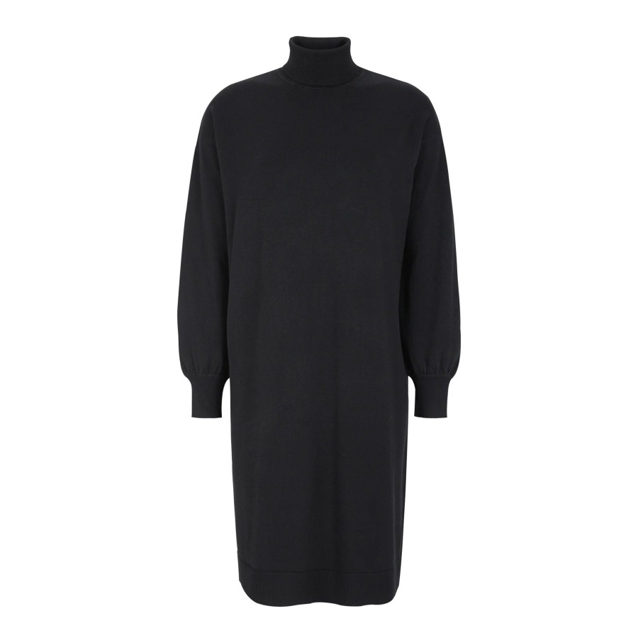 Overdele soft rebels | Soft Rebels 523-230 Lea Rollneck Dress Black