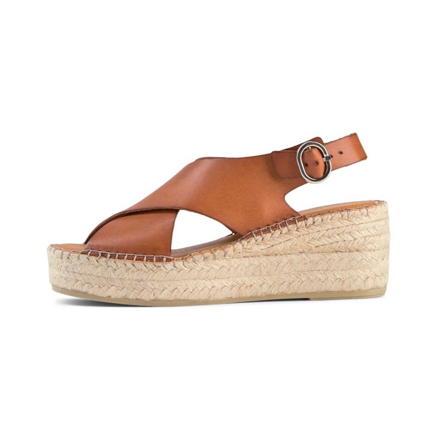 Fodtoj SHOE THE BEAR | Shoe The Bear Stb1966 Orchid Cross Sandal Tan