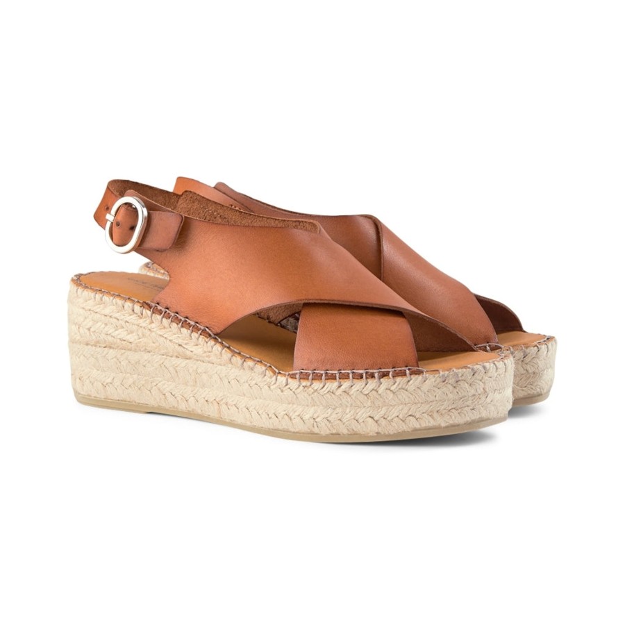 Fodtoj SHOE THE BEAR | Shoe The Bear Stb1966 Orchid Cross Sandal Tan