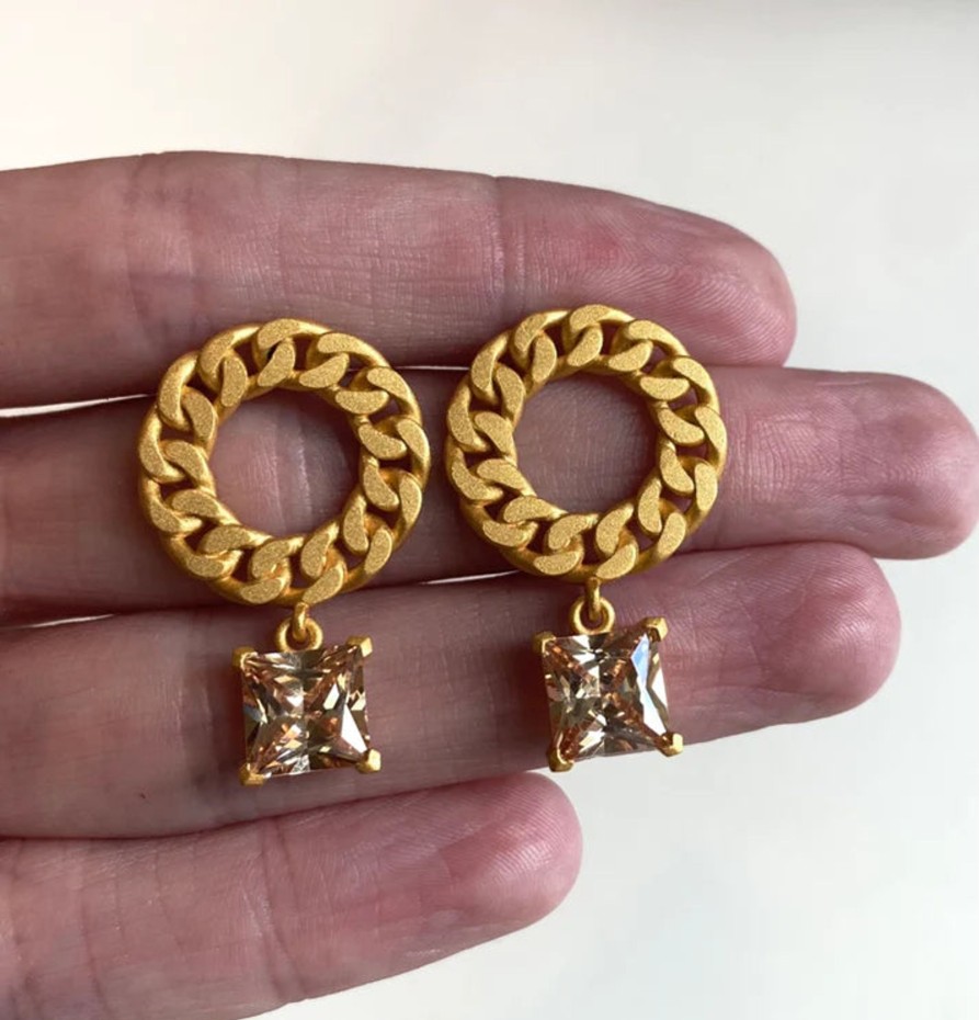 Accessories ATTSTONE | Attstone Leia Earring Gold Champaign