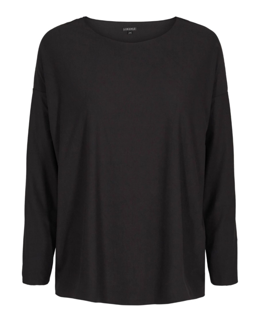 Overdele LIBERTÉ | Liberte 9354 Alma Ls Fleece Top Black