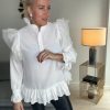 Overdele GASPAR | Gaspar 2310301 Jackson Bluse White