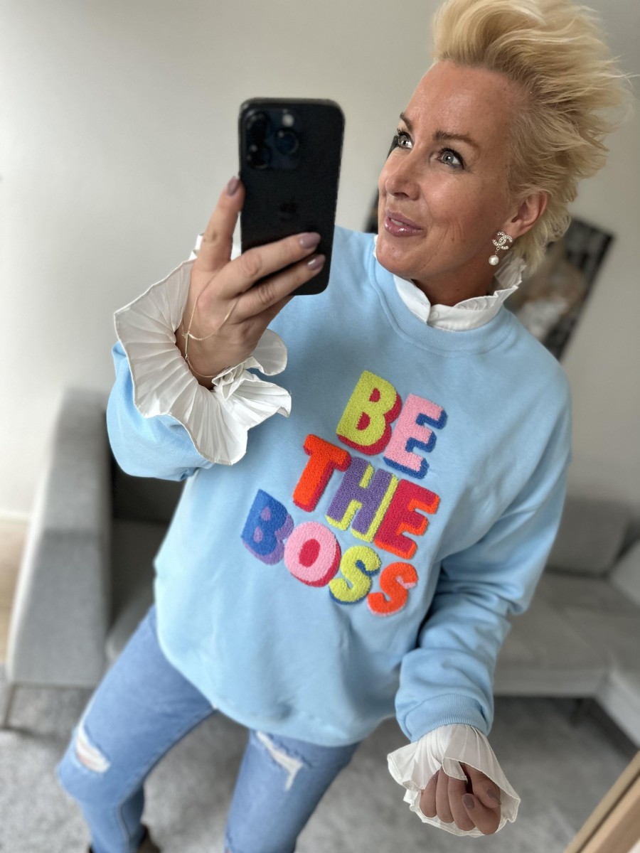 Overdele Engbork | By Engbork Boss Sweatshirt Light Blue