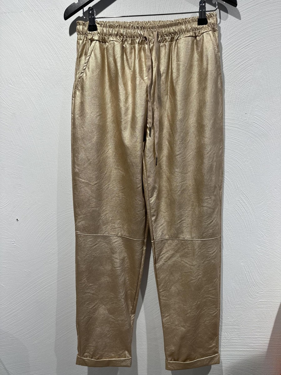 Underdele Engbork | By Engbork Ie Metallic Pants Gold