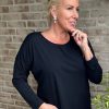 Overdele Engbork | By Engbork Freja Bluse M. Frynser Black