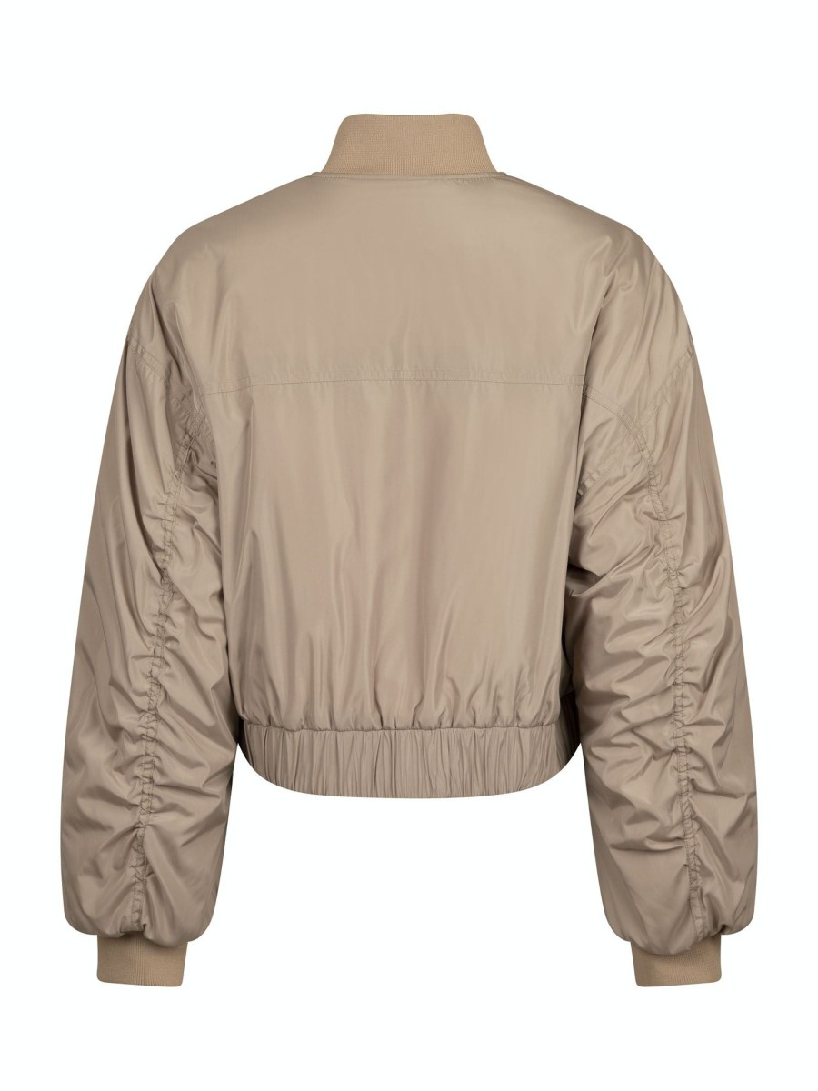 Overdele NEO NOIR | Neo Noir 157942 Nadja Bomber Jacket Light Taupe