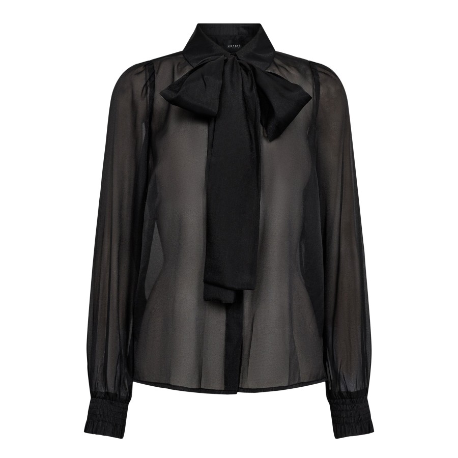 Overdele LIBERTÉ | Liberte 21534 Elina Ls Blouse Black