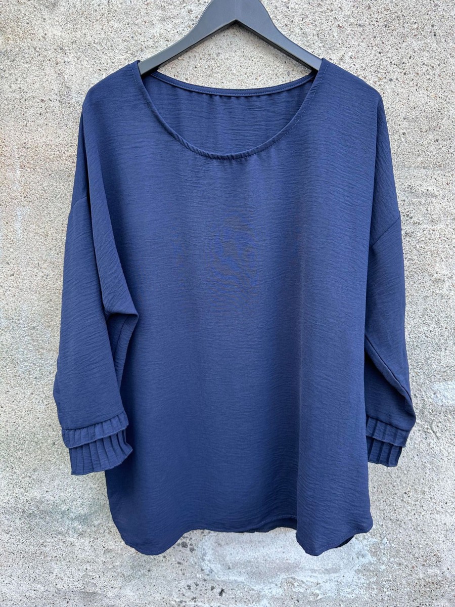 Overdele Engbork | By Engbork Isla Ls Bluse Navy