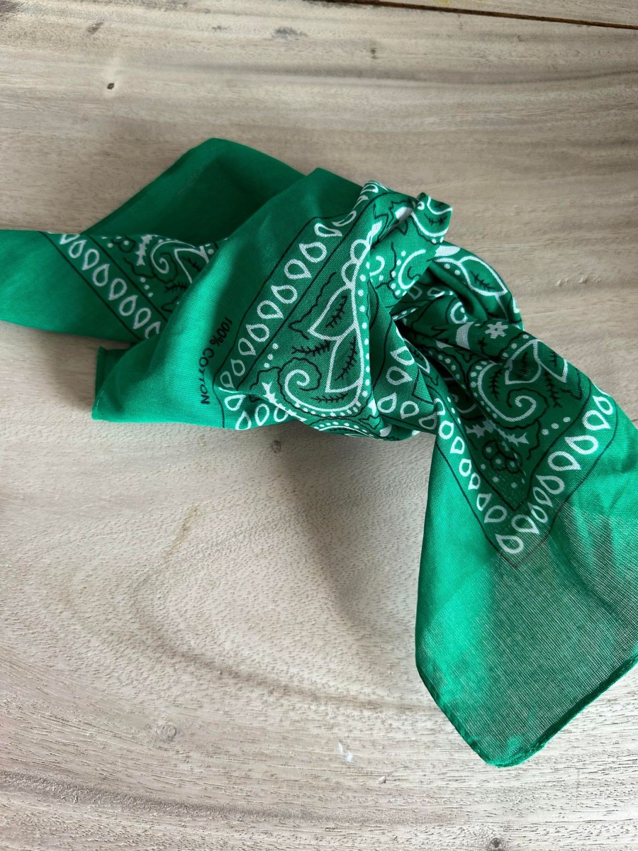 Accessories Engbork | By Engbork Holly Bandana Green