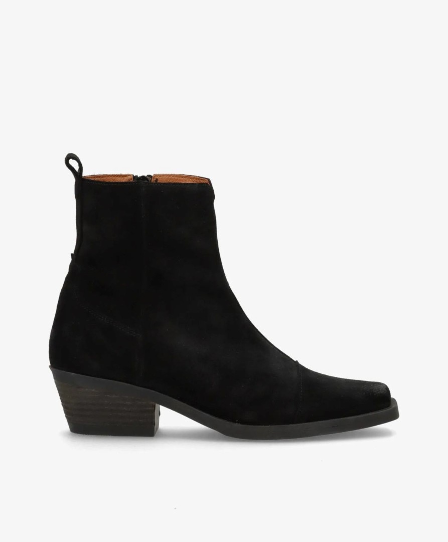 Fodtoj Shoedesign Copenhagen | Shoedesign Copenhagen S232-1905 Calamity Stovle Black Suede