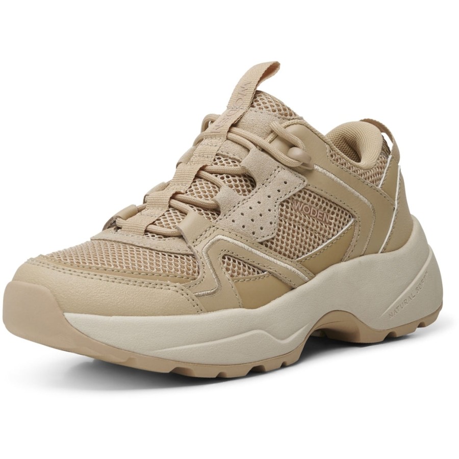 Fodtoj WODEN | Woden Wl591 Sif Reflective Sneakers Coffee Cream