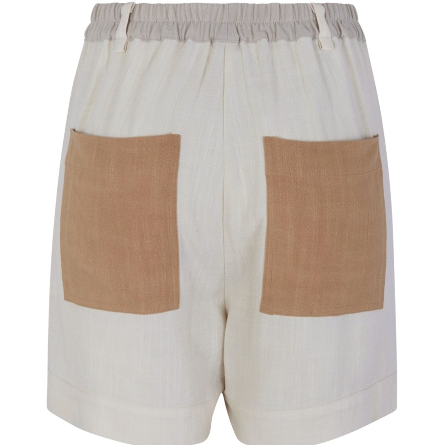 Underdele soft rebels | Soft Rebels Sr323-734 Palmer Shorts Blocked Whitecap Gray