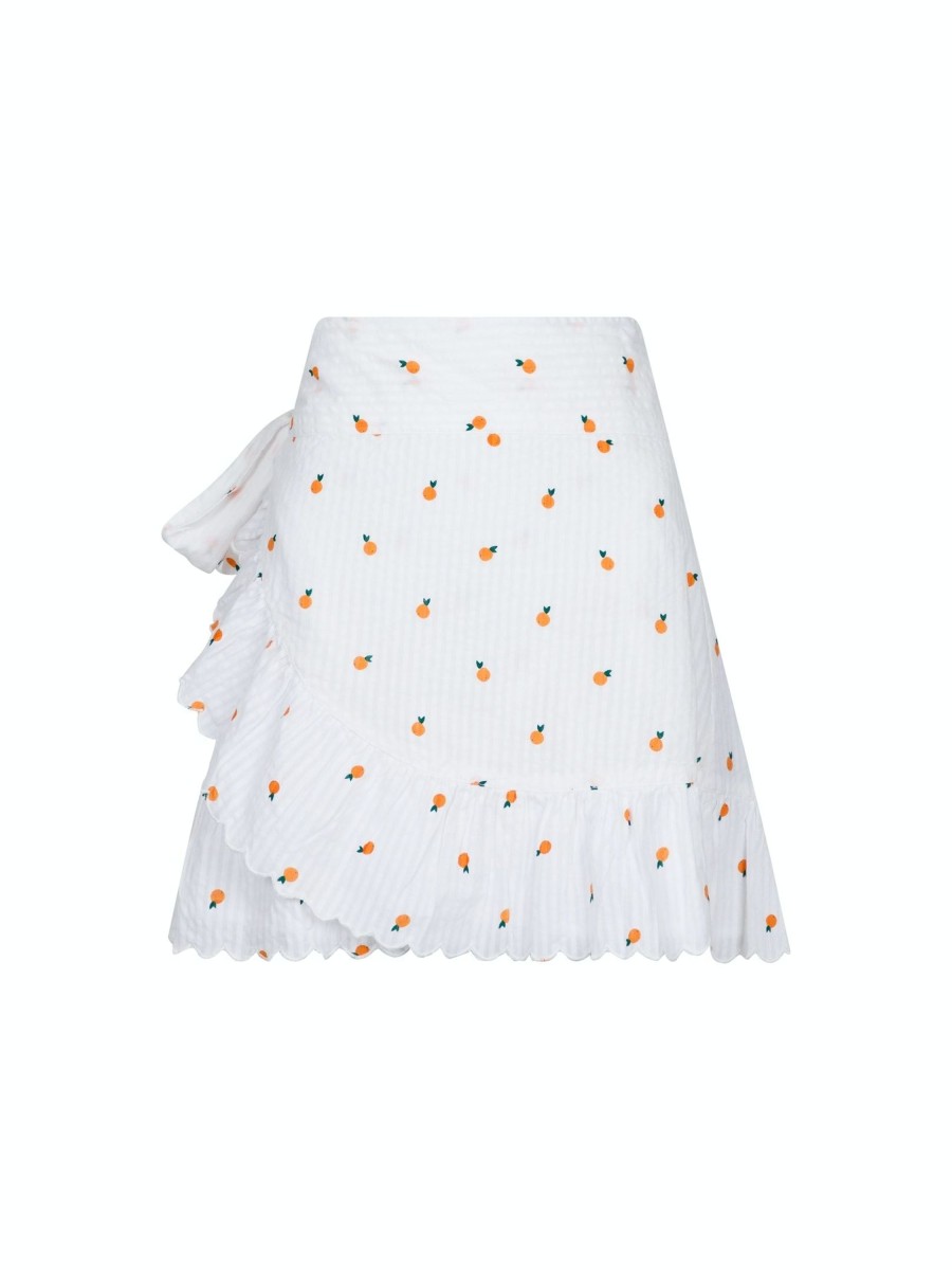 Underdele NEO NOIR | Neo Noir 158479 Chrissy Orange Skirt White