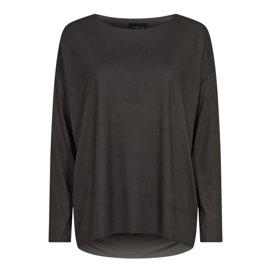 Overdele LIBERTÉ | Liberte 9504 Alma Ls Top Deep Grey